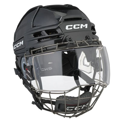 Casque de hockey Casque de hockey avec visière transparente complète